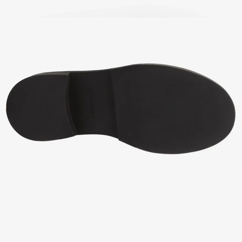 Steve Madden Elegant Black Leather Loafers Size 10 - Picture 6 of 16